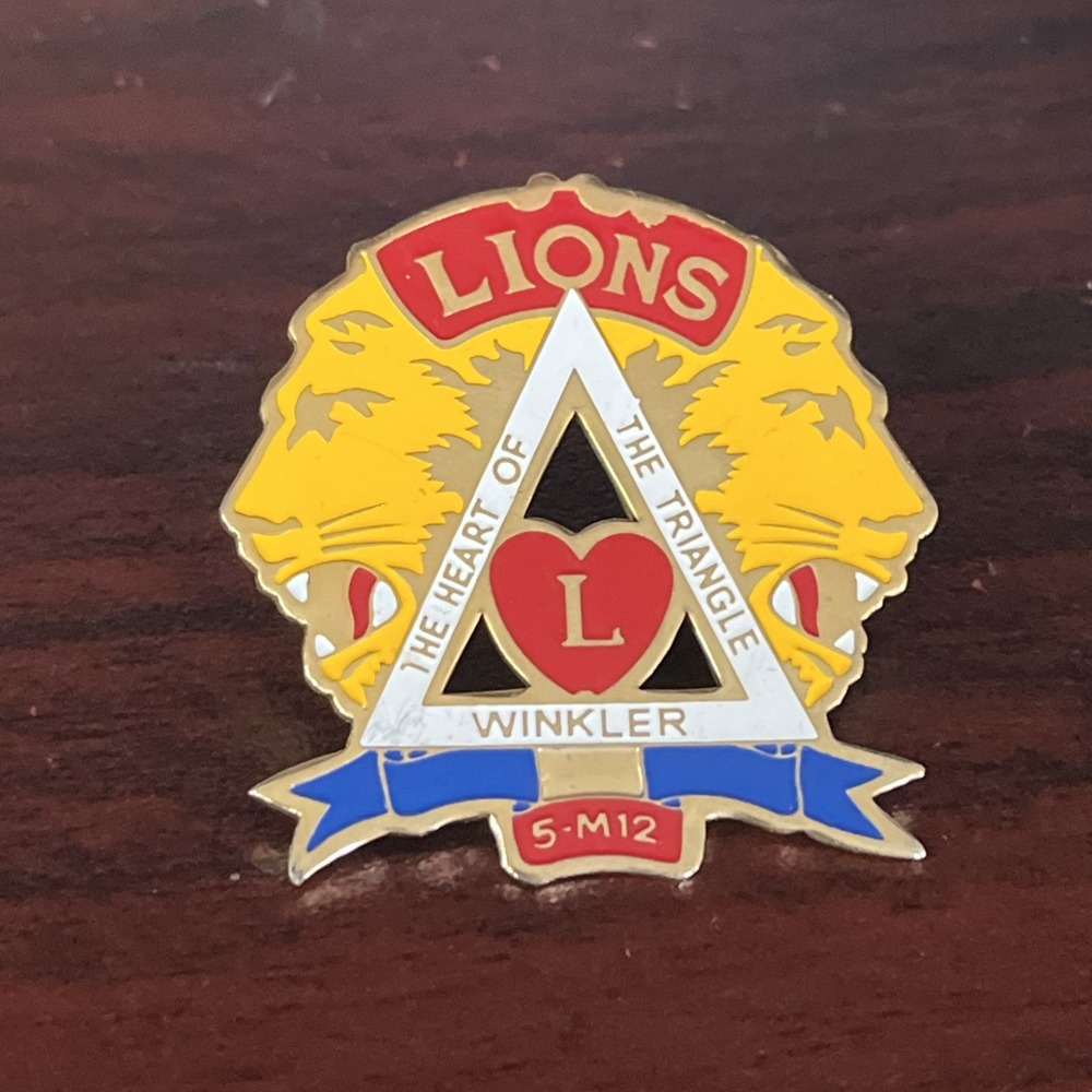 Lions Club The‎ Heart Of The Triangle Lapel Hat Pin